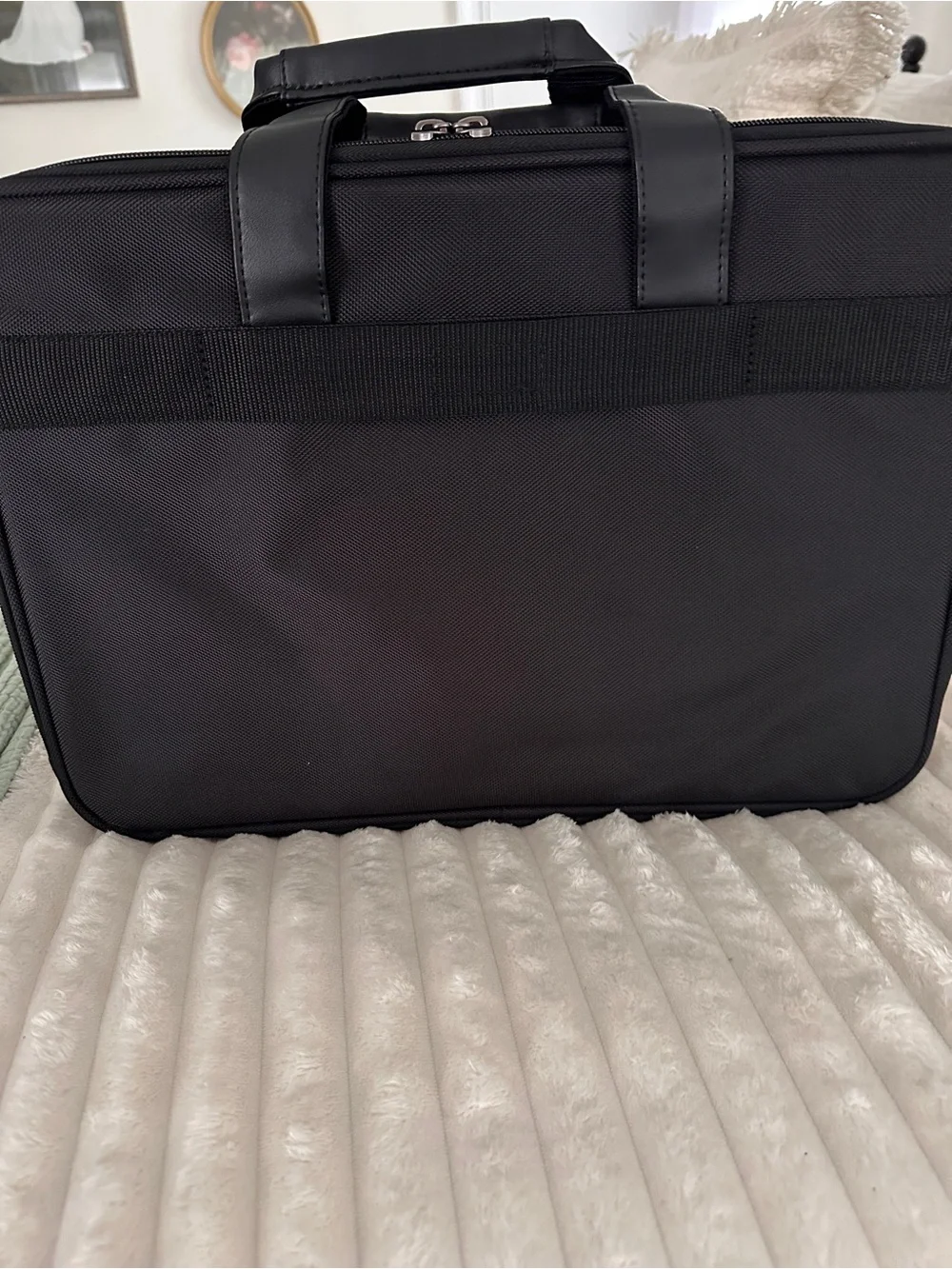 Black Professional Laptop Briefcase Messenger Bag